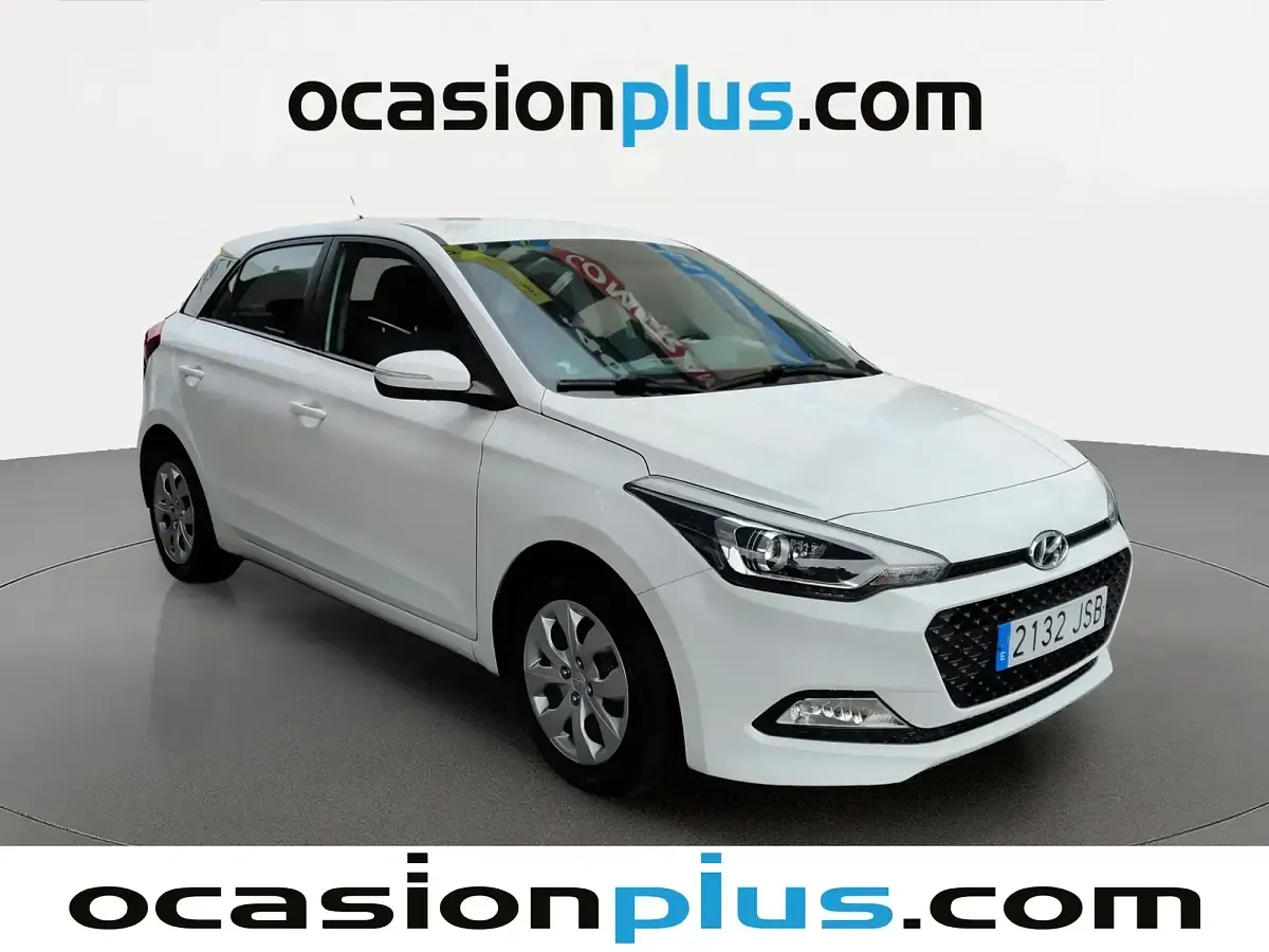 Usado Hyundai i20 84 CV (61 kW) 2016 Blanco Berlina