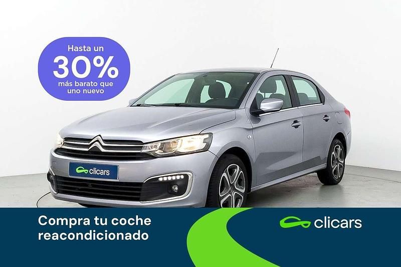 Gris Usado 2018 Citroën C-Elysee I PureTech Berlina | 7590 € (Buen precio) - Imagen 1/4