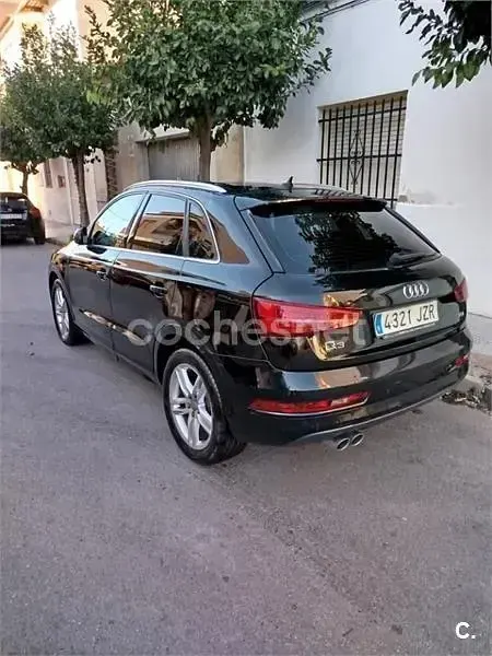 Usado Audi Q3 Design 150 CV (110 kW) 2017 Negro SUV