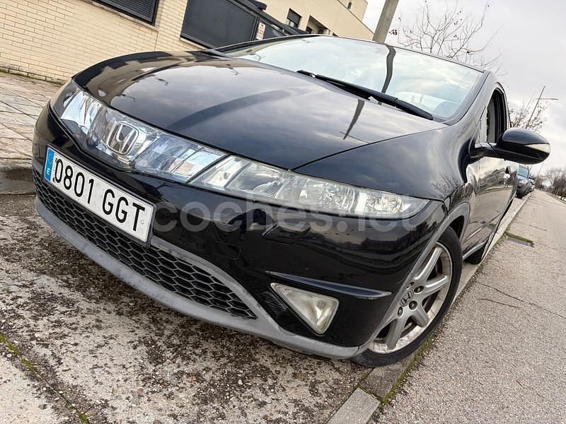 Negro Usado 2008 Honda Civic Sport Berlina | 7500 € (Precio justo) - Imagen 1/4