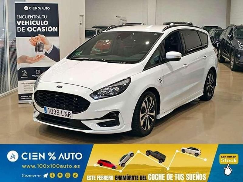 Usado Ford S-MAX ST-Line 150 CV (110 kW) 2021 Blanco Monovolumen