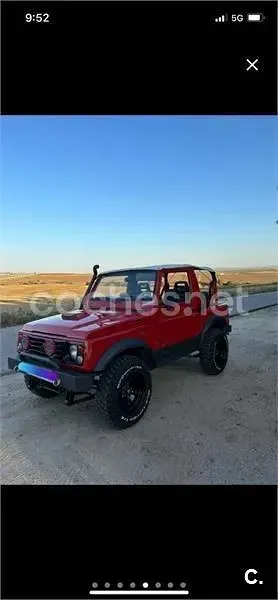 Usado Suzuki Samurai 63 CV (46 kW) 2000 Rojo SUV