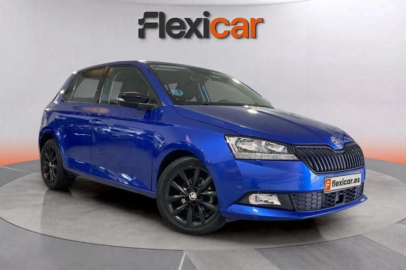 Azul Usado 2021 Skoda Fabia Berlina | 11.890 € (Buen precio) - Imagen 1/4