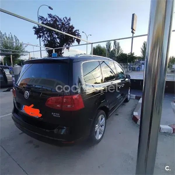 Usado VW Sharan Advance 170 CV (125 kW) 2012 Negro Monovolumen