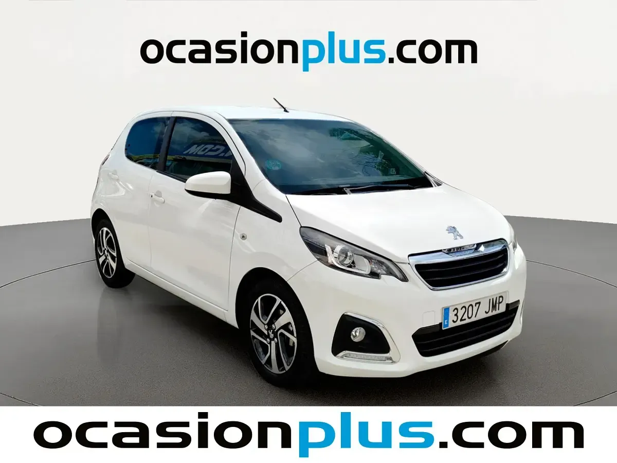 Usado Peugeot 108 Allure 82 CV (60 kW) 2016 Blanco Utilitario