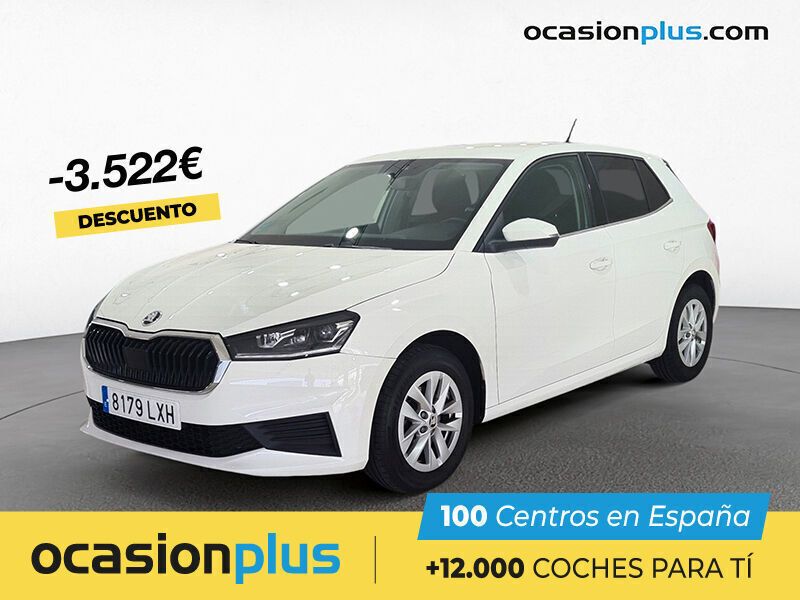 Blanco Usado 2022 Skoda Fabia Berlina | 17.150 € (Precio justo) - Imagen 1/4