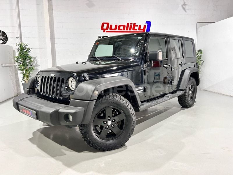 Negro Usado 2008 Jeep Wrangler Unlimited Sport SUV | 25.900 € (Precio justo) - Imagen 1/4