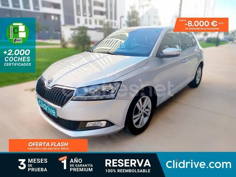 Amarillo Usado 2021 Skoda Fabia Ambition Berlina | 10.490 € (Buen precio) - Imagen 1/3