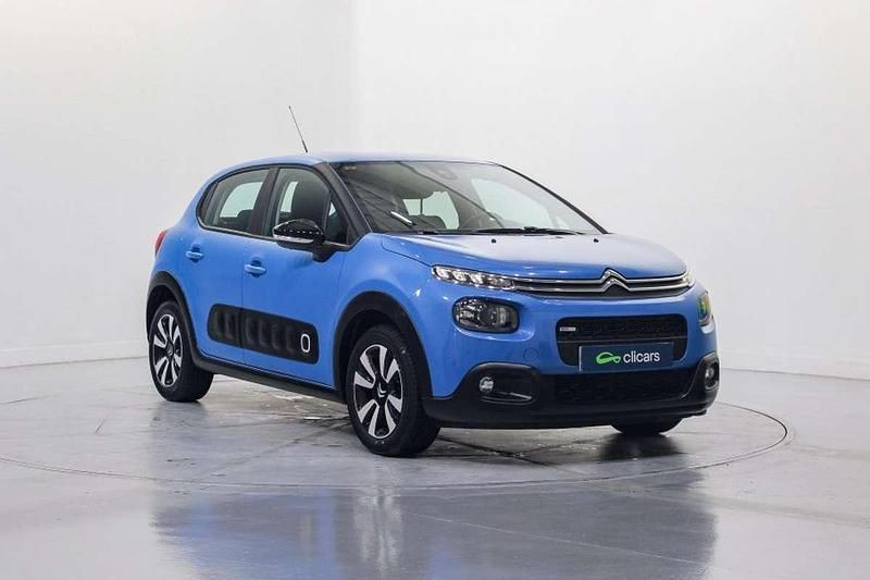 Usado Citroën C3 Feel 82 CV (60 kW) 2017 Azul Utilitario