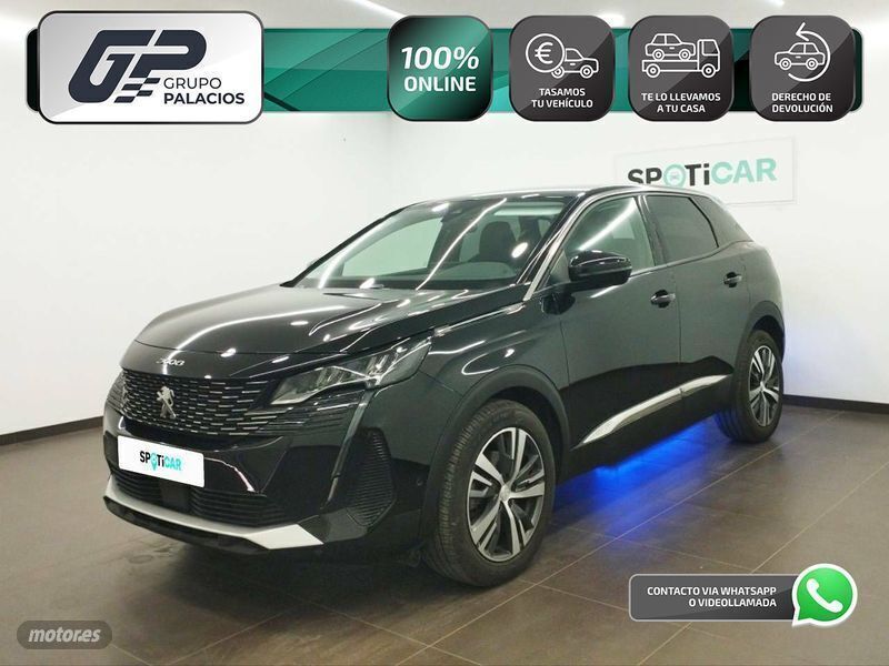 Negro Usado 2021 Peugeot 3008 Allure SUV | 22.495 € - Imagen 1/4