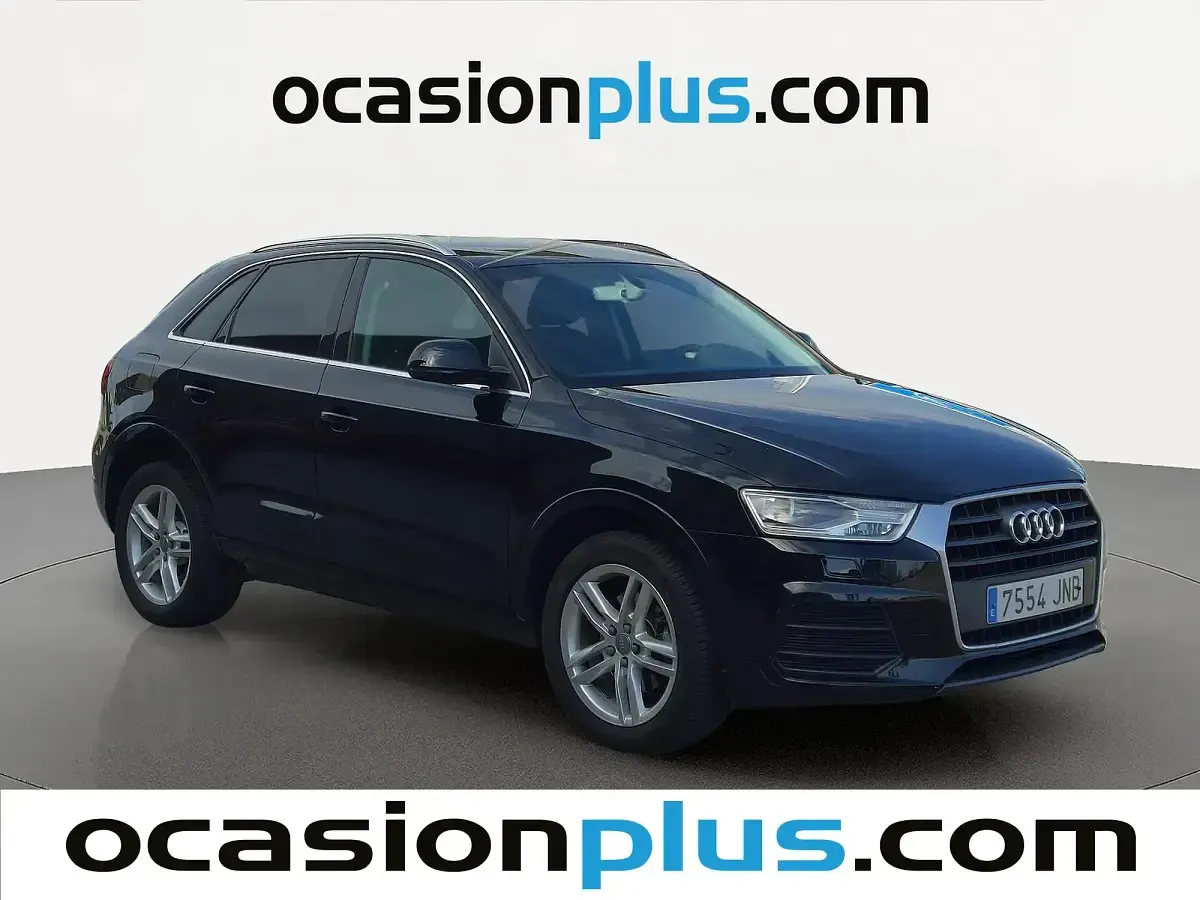 Usado Audi Q3 Sport 150 CV (110 kW) 2016 Negro SUV