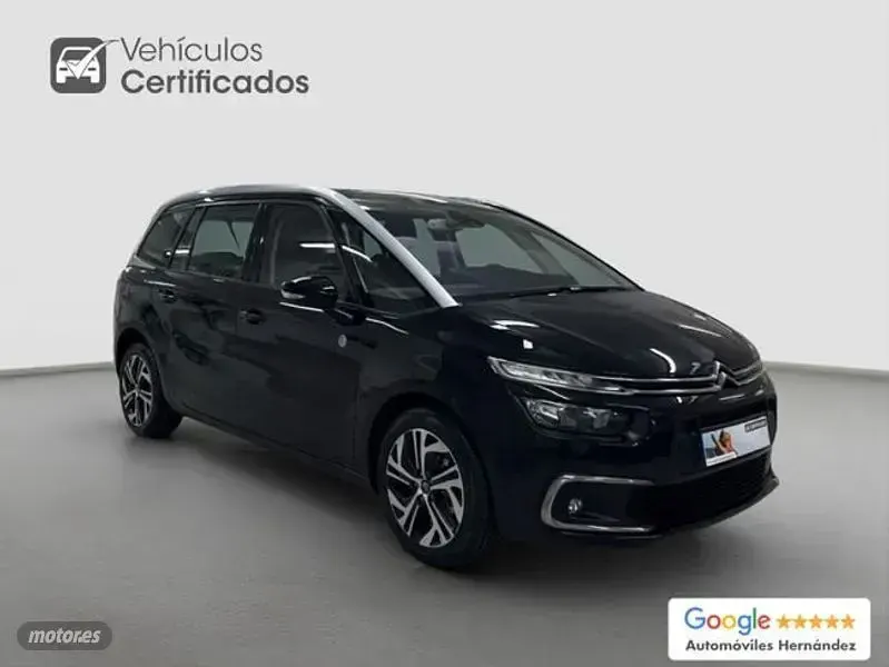 Usado Citroën C4 SpaceTourer Shine 130 CV (95 kW) 2021 Negro Monovolumen