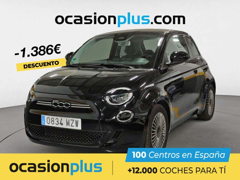 Negro Usado 2023 Fiat 500e Icon Utilitario | 14.950 € (Buen precio) - Imagen 1/4