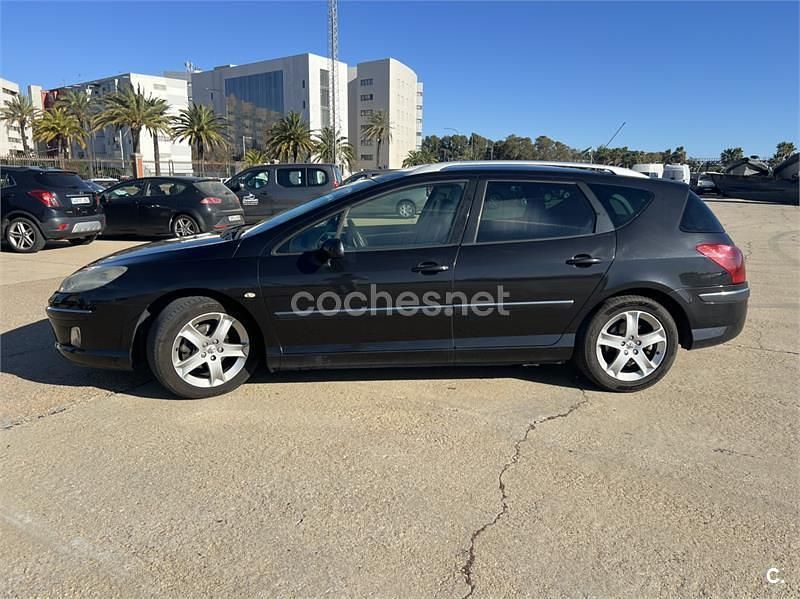 Usado Peugeot 407 Sport 136 CV (100 kW) 2007 Negro Familiar