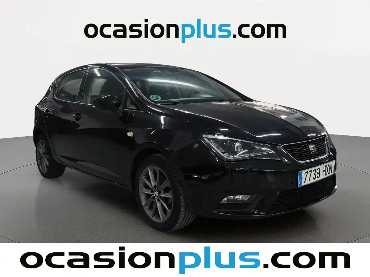 Usado Seat Ibiza Style 105 CV (77 kW) 2014 Negro Utilitario