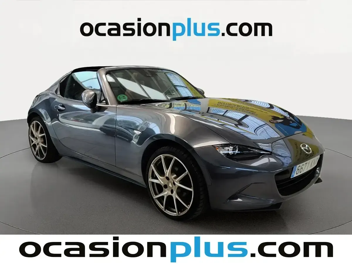 Usado Mazda MX5 132 CV (97 kW) 2018 Gris Descapotable