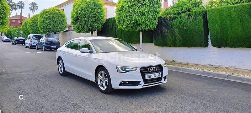 Usado Audi A5 Sportback Advanced 150 CV (110 kW) 2014 Blanco Utilitario