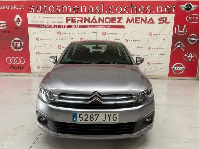Usado Citroën C-Elysee I PureTech 82 CV (60 kW) 2017 Gris / plata Berlina