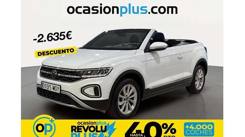 Usado VW T-Roc Cabriolet Style 150 CV (110 kW) 2023 Blanco Descapotable