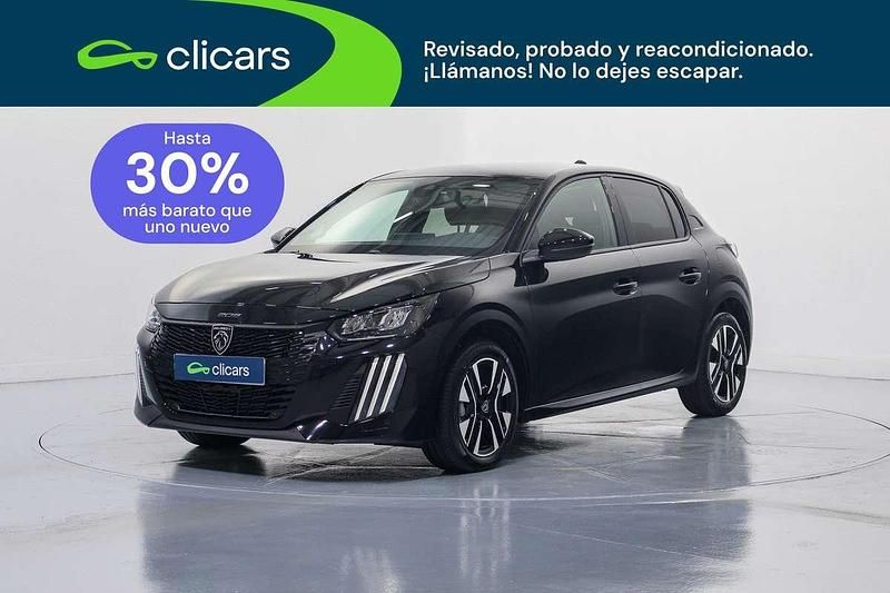 Usado Peugeot 208 Allure 102 CV (75 kW) 2025 Negro Utilitario