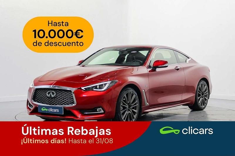 Rojo Usado 2017 Infiniti Q60 Sport Tech Coupe | 26.190 € - Imagen 1/4