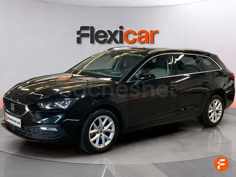 Usado Seat Leon FR 115 CV (84 kW) 2025 Negro Berlina
