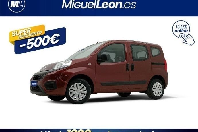 Rojo Usado 2018 Fiat Qubo Easy Monovolumen | 8985 € (Precio justo) - Imagen 1/3