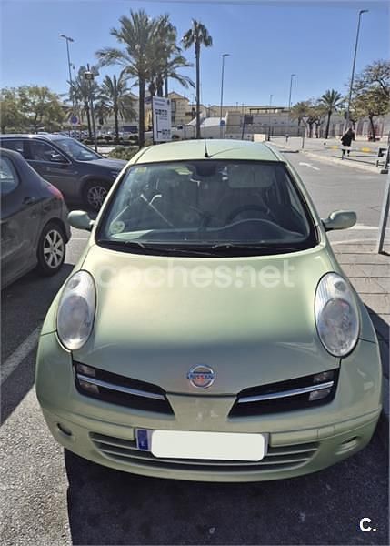 Usado Nissan Micra Acenta 88 CV (64 kW) 2005 Verde Berlina