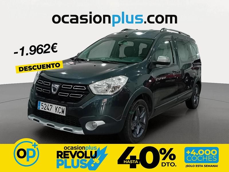 Usado Dacia Dokker Stepway 90 CV (66 kW) 2017 Gris Monovolumen