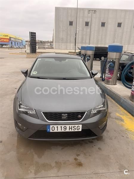 Usado Seat Leon SC FR 184 CV (135 kW) 2014 Gris / plata Utilitario
