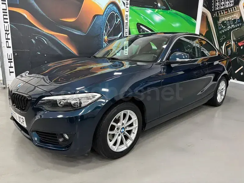 Usado BMW 218 Sport Line 150 CV (110 kW) 2016 Azul Coupe