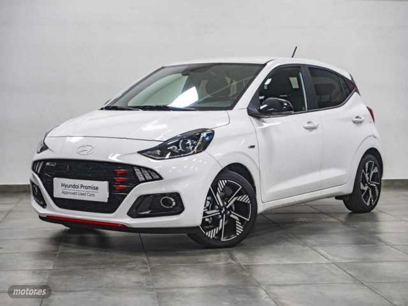 Atlas white Usado 2023 Hyundai i10 N Line Utilitario | 15.990 € (Caro) - Imagen 1/4