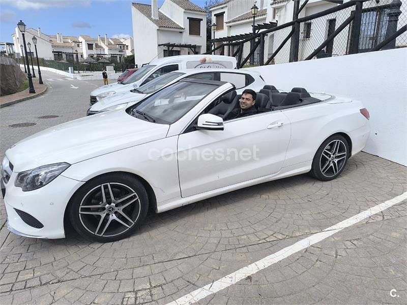 Blanco Usado 2016 Mercedes E220 Descapotable | 22.000 € (Super precio) - Imagen 1/4