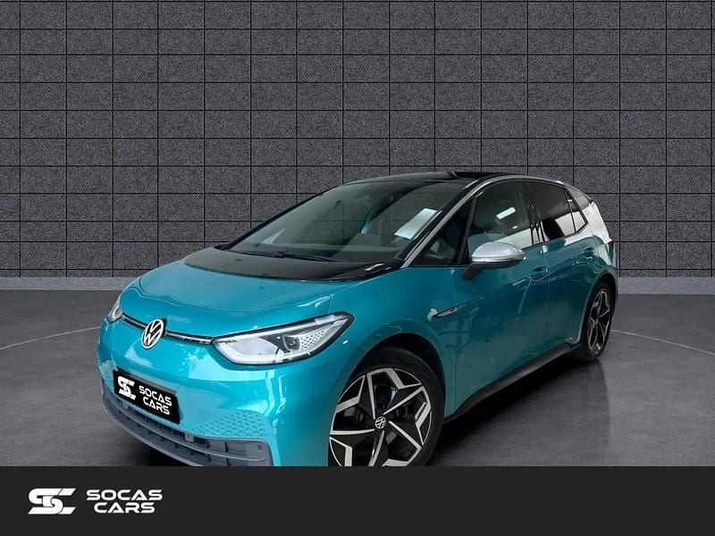 Begagnad VW ID.3 150 kW (204 HK) 2020 Blå Halvkombi