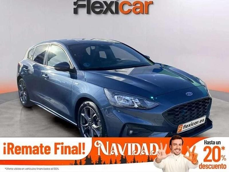 Azul Usado 2021 Ford Focus ST-Line Berlina | 12.990 € (Buen precio) - Imagen 1/4
