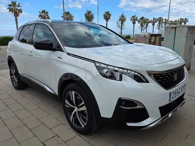 Usado Peugeot 3008 GT-line 130 CV (95 kW) 2019 Blanco SUV