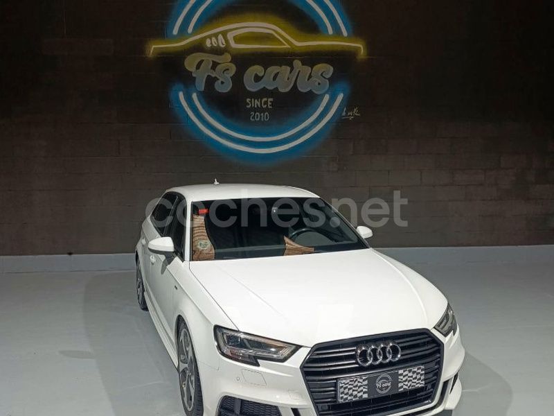 Blanco Usado 2019 Audi A3 Sportback S-Line Berlina | 18.490 € (Buen precio) - Imagen 1/4