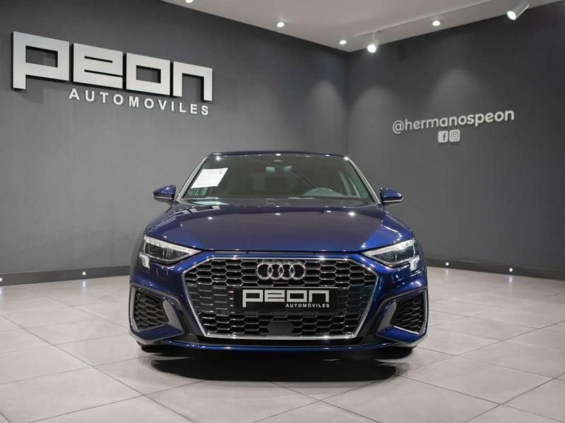 Usado Audi A3 Sportback S-Line 150 CV (110 kW) 2023 Azul Utilitario