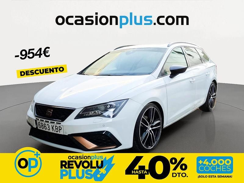 Usado Seat Leon FR 150 CV (110 kW) 2017 Blanco Familiar