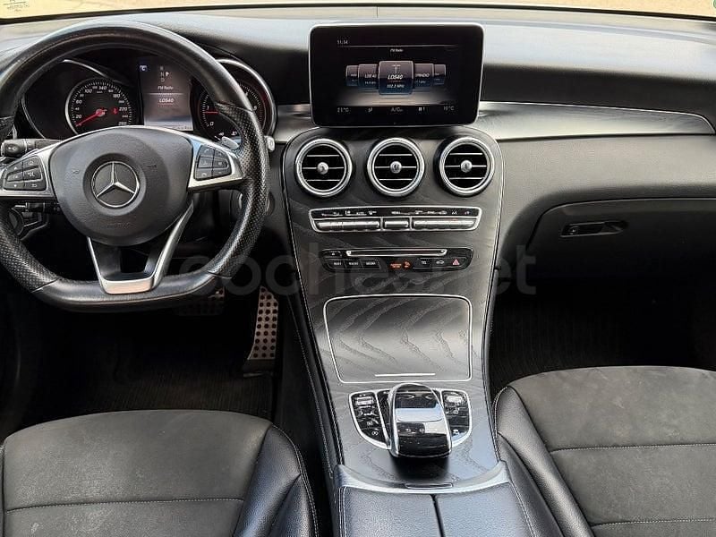 Usado Mercedes GLC250 204 CV (150 kW) 2017 Gris / plata Coupe