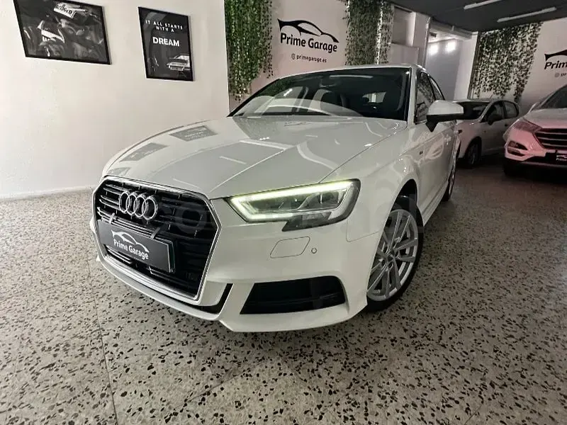 Usado Audi A3 S-Line 150 CV (110 kW) 2019 Blanco Berlina