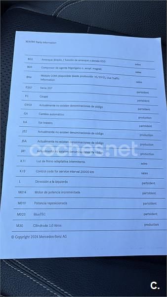 Usado Mercedes E350 252 CV (185 kW) 2015 Gris / plata Coupe