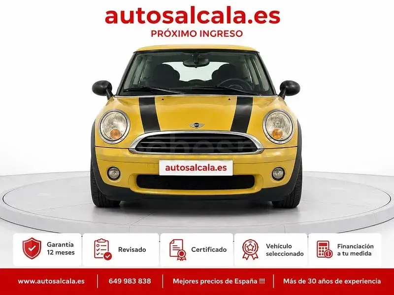 Usado Mini ONE 98 CV (72 kW) 2010 Amarillo Utilitario