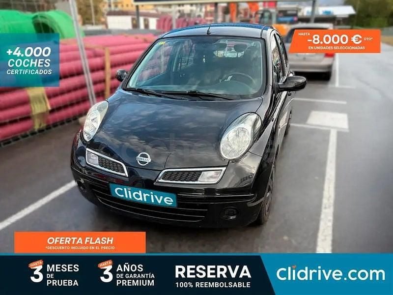 Usado Nissan Micra Visia 80 CV (58 kW) 2009 Negro Berlina