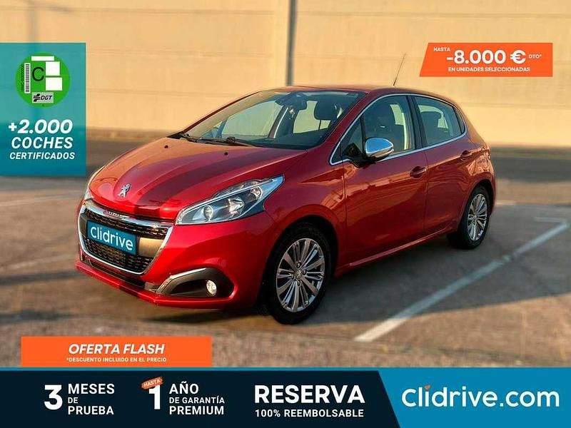 Rojo Usado 2018 Peugeot 208 Allure Utilitario | 7290 € (Super precio) - Imagen 1/3