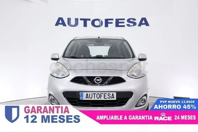Usado Nissan Micra Acenta+ 80 CV (58 kW) 2014 Gris Utilitario