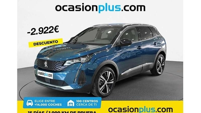 Azul Usado 2024 Peugeot 3008 Sport Monovolumen | 23.546 € (Precio justo) - Imagen 1/4