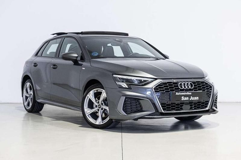 Gris Usado 2021 Audi A3 Sportback e-tron S-Line Utilitario | 27.990 € (Precio justo) - Imagen 1/4
