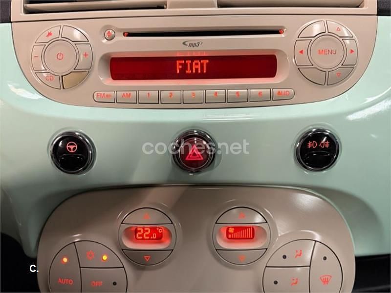 Usado Fiat 500 69 CV (50 kW) 2014 Verde Berlina