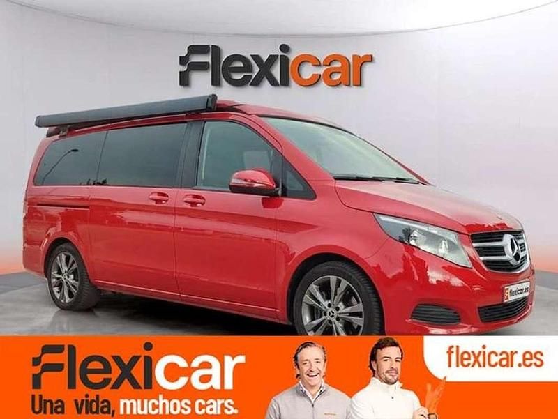 Rojo Usado 2019 Mercedes V200 Marco Polo Monovolumen | 44.090 € (Caro) - Imagen 1/4